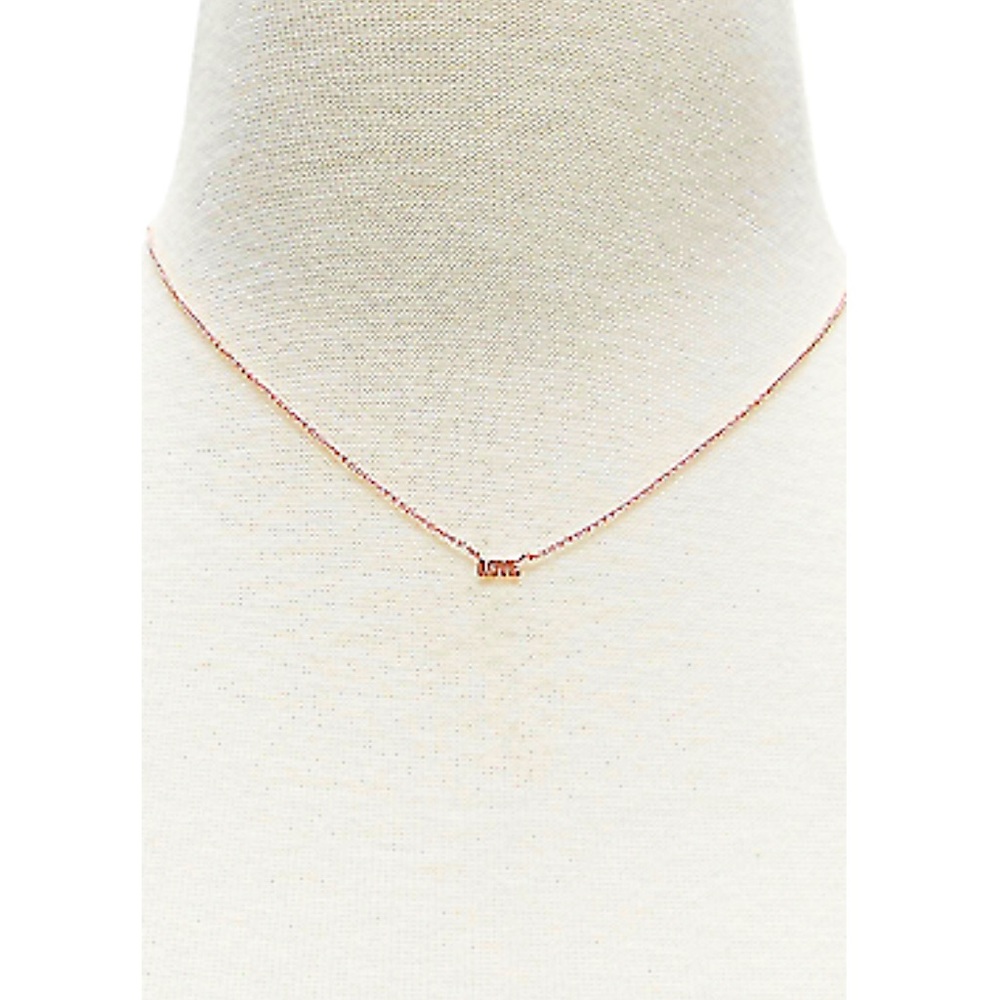 Banana Republic Love Rose Gold Necklace NWT